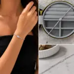 Damla Nazar Detaylı Silver Bileklik