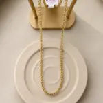 Xuping Gold Örgü Zincir Kolye