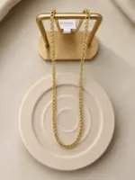 Xuping Gold Örgü Zincir Kolye