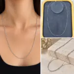 Minimal Silver Zincir Kolye