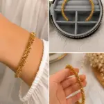 Altın Renk Modern Tasarım Açık Kelepçe Bileklik