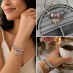 Pembe Sallanan At Charm Detaylı Kadın Bileklik