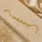 Gold Renk Zirkon Taşlı Yıldız Figürlü Bileklik - Görsel 3