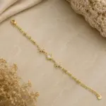 Gold Renk Gezegen ve Kutup Yıldızı Figürlü Taşlı Bileklik - Görsel 3