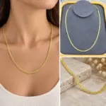 Gold Örgü Zincir Kolye