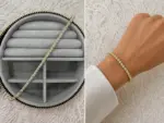 VIP Gold Su Yolu Taşlı Işıltılı Bileklik