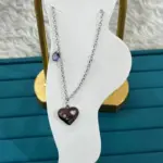 Love Kalp Detaylı Çelik Halhal