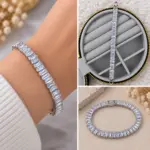 Baget Taşlı Sıralı Bileklik