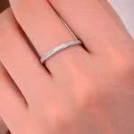 Sim Dokulu İnce Çelik Yüzük | 16 Numara