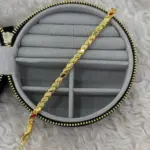Gold Oval Halka Zincir Bileklik