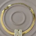Çelik Gold N Harf Bileklik