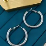 Çelik Silver Küpe
