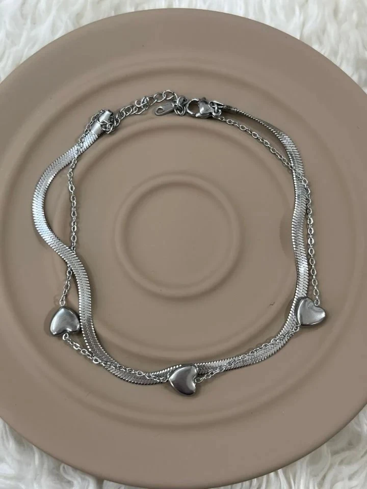 whatsapp-image-2024-09-11-at-11-23.webp Çelik Çift Katmanlı Kalpli İnce Halhal - Görsel 1
