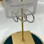 Çelik Silver Küpe