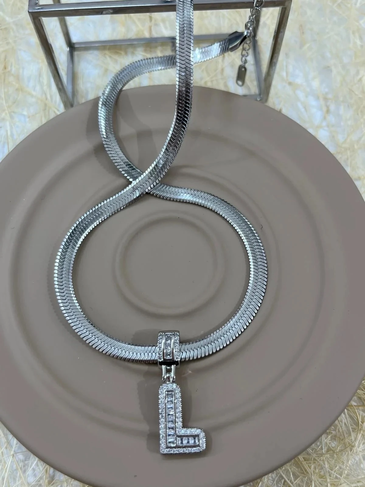 whatsapp-image-2024-09-11-at-17-1.webp Çelik Silver L Harf Kolye 45cm - Görsel 1