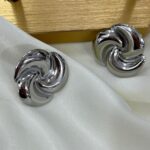 Ahenkli Spiral Çelik Küpe