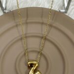 Çelik Gold Z Harf Kolye 45cm
