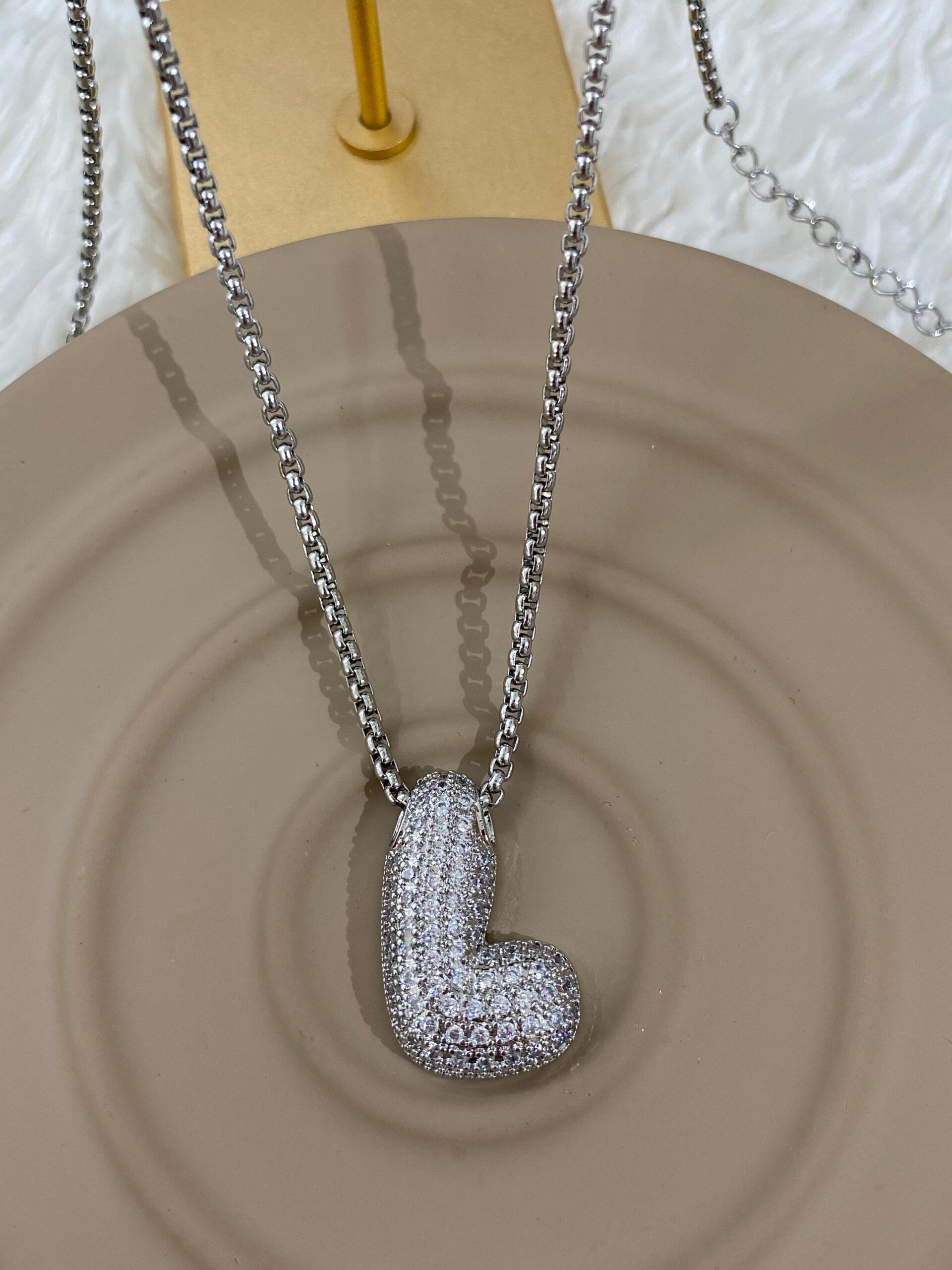 whatsapp-image-2024-10-18-at-12.jpg Çelik Silver L Harf Kolye 60cm - Görsel 1