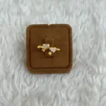 İkiz Kalp Dansı Ayarlı Çelik Yüzük