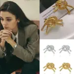 Hande Erçel Küpesi – Silver