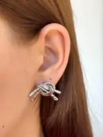 Hande Erçel Küpesi – Silver - Görsel 3