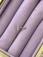 Parıltı Yaprak Çelik Piercing - Görsel 3