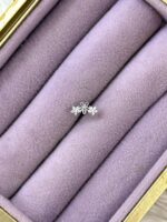 Fiyonk Çiçek Işıltı Çelik Piercing