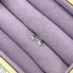 Prenses Parıltı Kavis Çelik Piercing