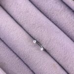 İkili Parıltı Kavis Çelik Piercing