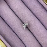 Kayan Yıldız Işıltı Çelik Piercing