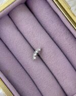 Hilal Işıltı Kavis Çelik Piercing