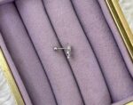 Çiçek Dalı Işıltı Çelik Piercing - Görsel 2