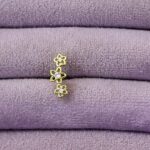 Tek Taşlı Mini Buğday Başağı Piercing