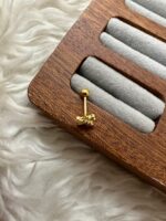MACERA RUHU: GOLD PUSULA PIERCING - Görsel 2