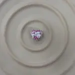 Pembe Taşlı Kalp Charm