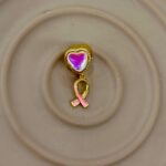 Pembe Kurdele Charm