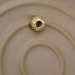 Taşlı Gold Charm Boncuk