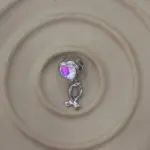 Pembe Kalp Detaylı Sonsuzluk Charm