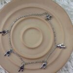 Nota Figürlü Minimal Silver Halhal