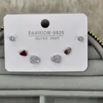 Modern Işıltılı Mini Küpe Seti
