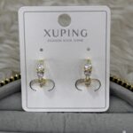 Xuping Damla Taş Detaylı Halka Küpe