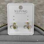 Xuping Sonsuzluk Figürlü Taşlı Halka Küpe