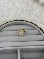 Gold Renk Kelebek Figürlü Taşlı Ear Cuff - Görsel 3