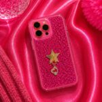 Taşlı Kalp Figürlü Yıldız Telefon Charmı