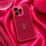 Kanatlı Taşlı Kalp Telefon Charmı