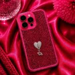 Kuğu Figürlü Kalp Telefon Charmı