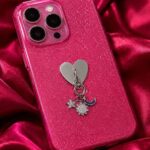 Ay Yıldız ve Güneş Figürlü Taşlı Telefon Charmı
