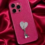 İnci ve Gül Figürlü Telefon Charmı