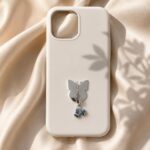 Kelebek ve At Figürlü Telefon Charmı