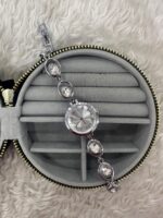 Oval Taş Detaylı Silver Kadın Saat - Görsel 2